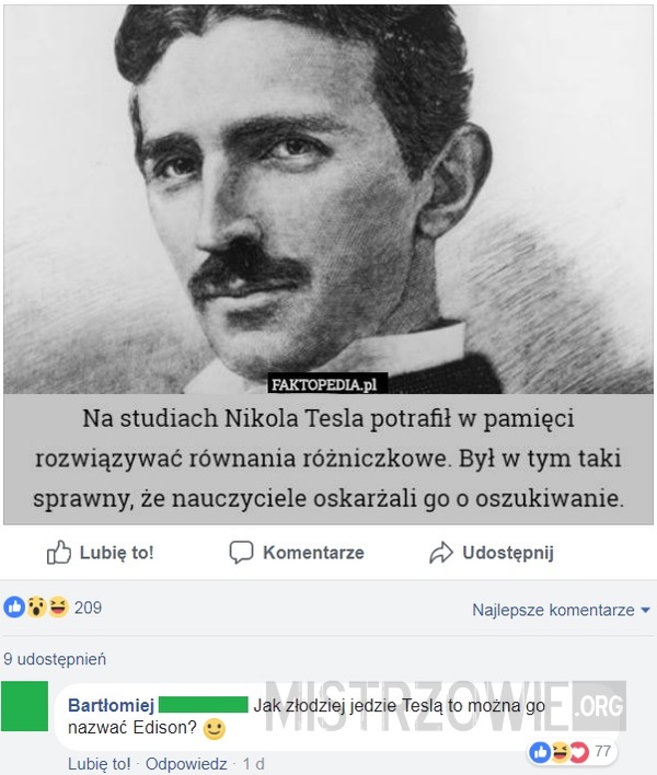 Nikola Tesla –  