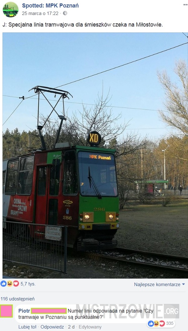 Specjalna linia tramwajowa –  