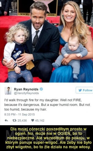 Ryan Reynolds –  