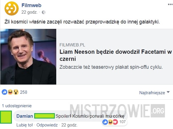 Liam Neeson –  