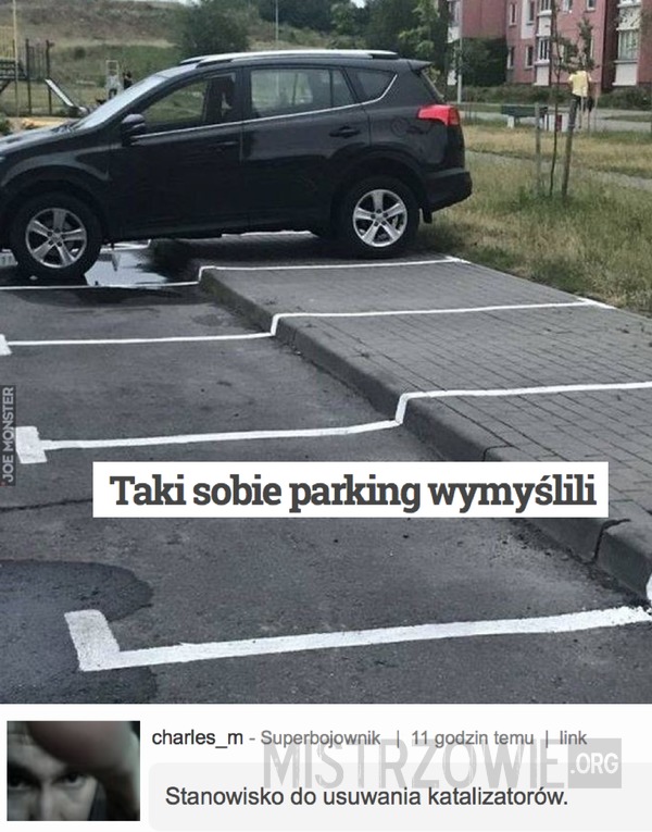 Taki sobie parking wymyślili –  