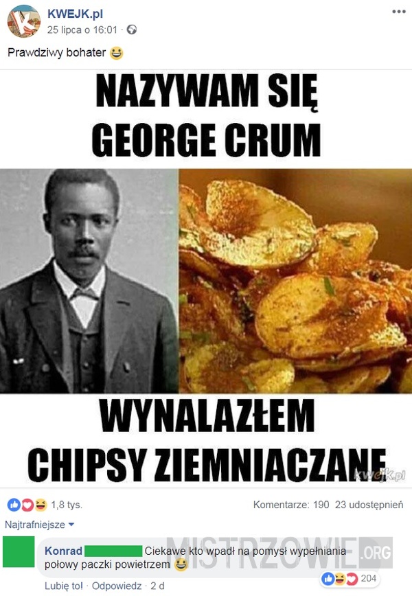 George Crum –  