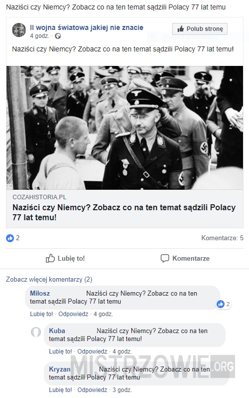 Naziści czy Niemcy? Zobacz co na ten temat sądzili Polacy 77 lat temu –  
