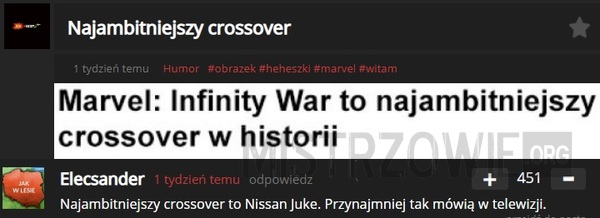 Infinity War –  