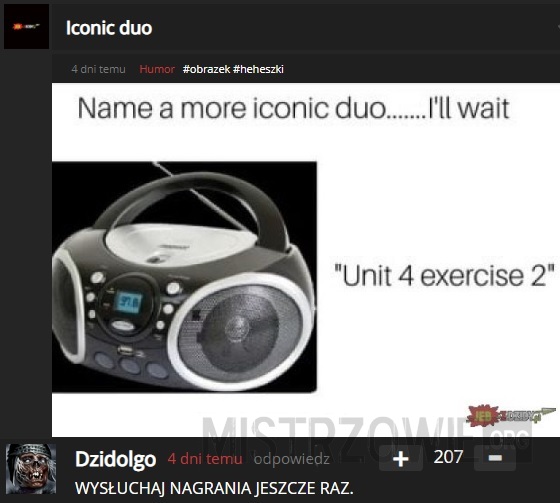 Iconic duo –  