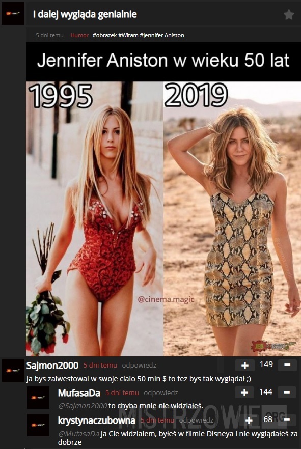 Jennifer Aniston –  