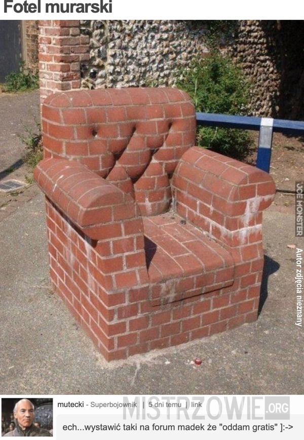 Fotel murarski –  
