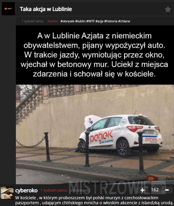 Tymczasem w Lublinie: –  