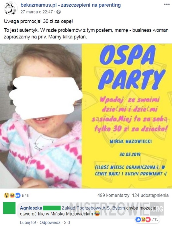 Ospa party –  