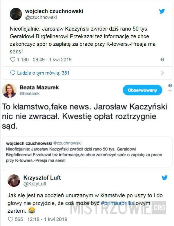 Dziennikarz GW vs. Beata Mazurek –  