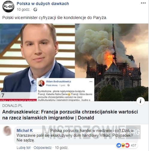 Pożar Notre Dame –  