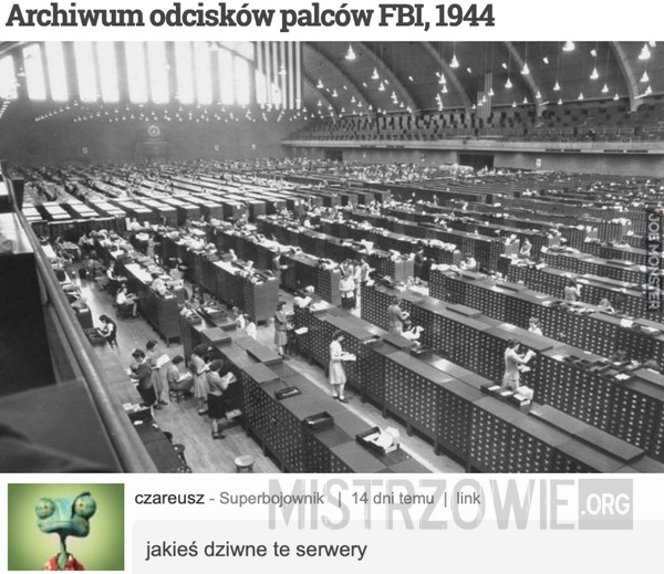 Archiwum odcisków palców FBI, 1944 –  