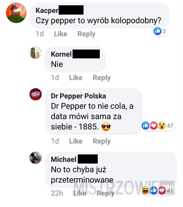 Dr Pepper –  