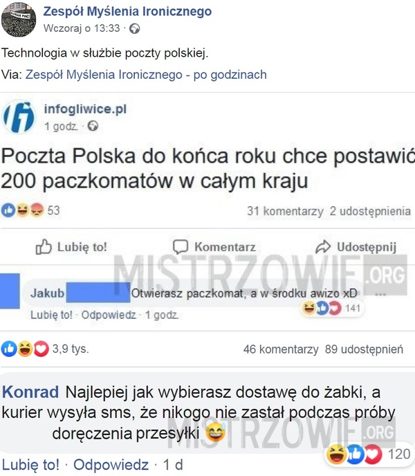 Technologia w służbie poczty polskiej –  