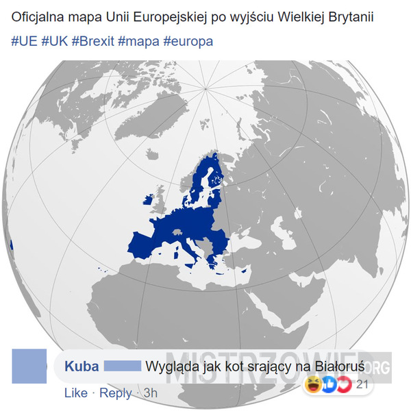 Mapa Unii Europejskiej –  