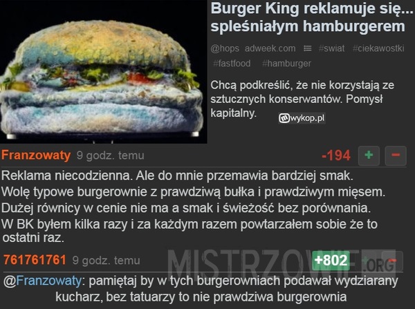 Burger King –  