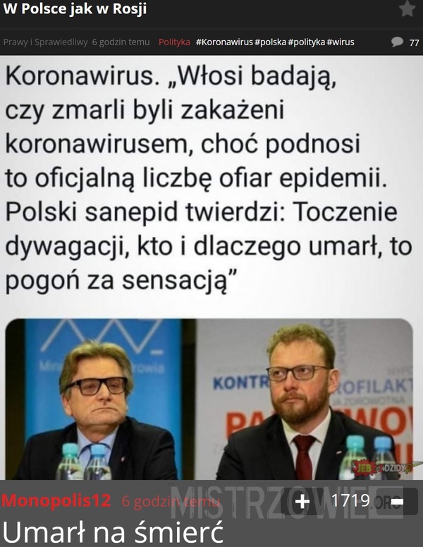 W Polsce jak w Rosji –  