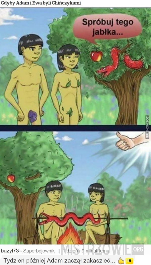 Gdyby Adam i Ewa byli Chińczykami –  