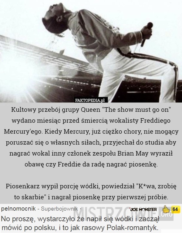 Freddie Mercury –  