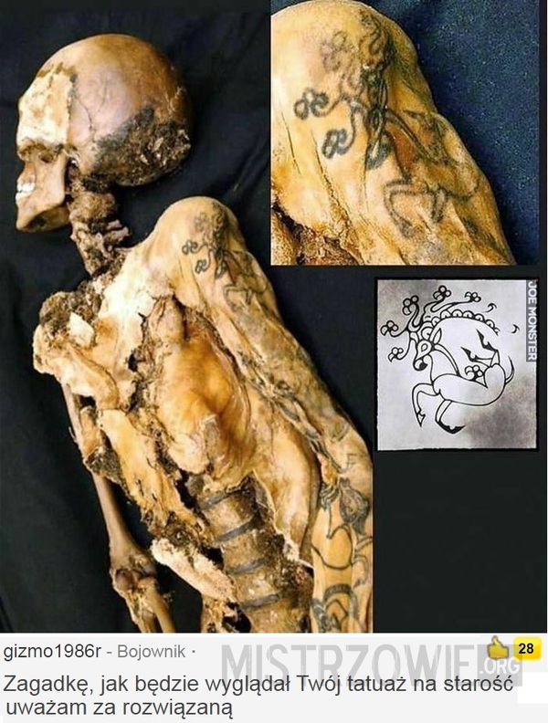 Tatuaż sprzed około 2500 lat –  