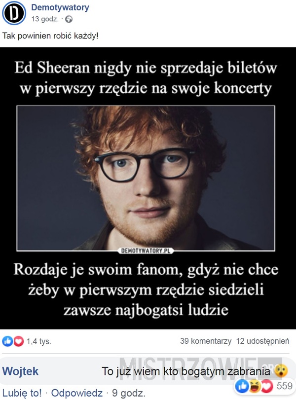 Ed Sheeran –  