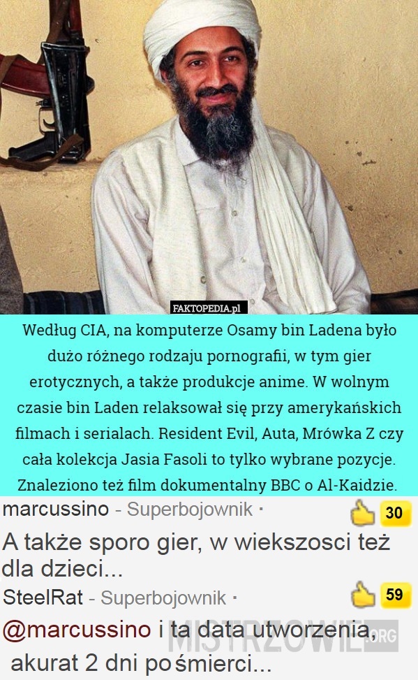 Osama Bin Laden –  