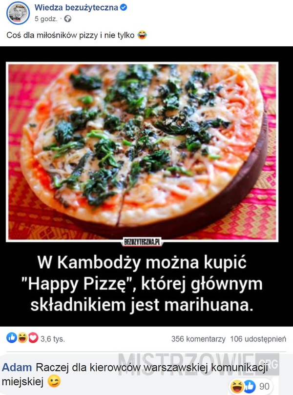 Happy pizza –  