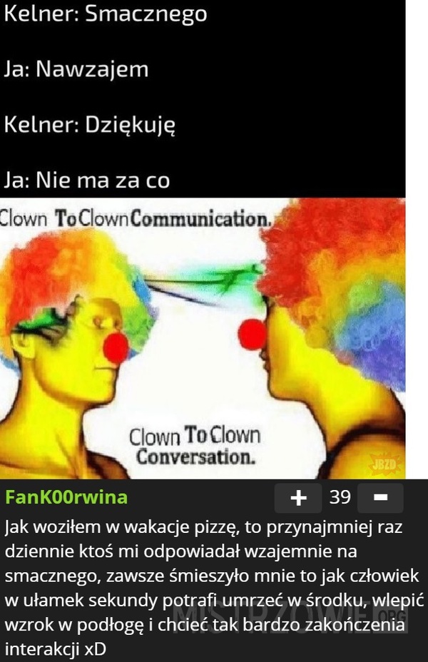 We are clowns –  