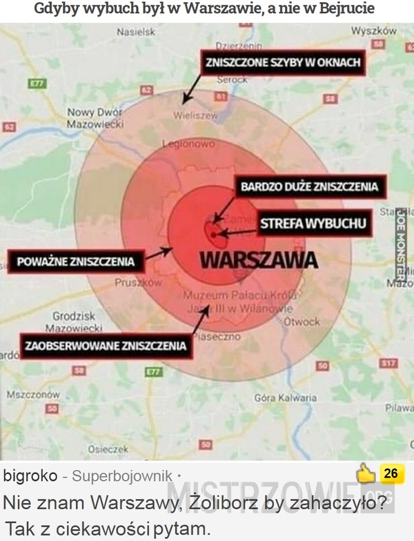 Gdyby wybuch był w Warszawie –  