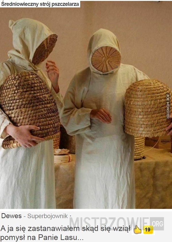 Średniowieczny strój pszczelarza –  