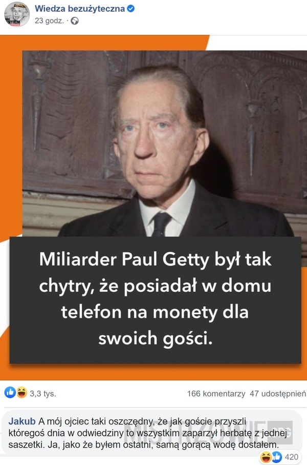 Paul Getty –  