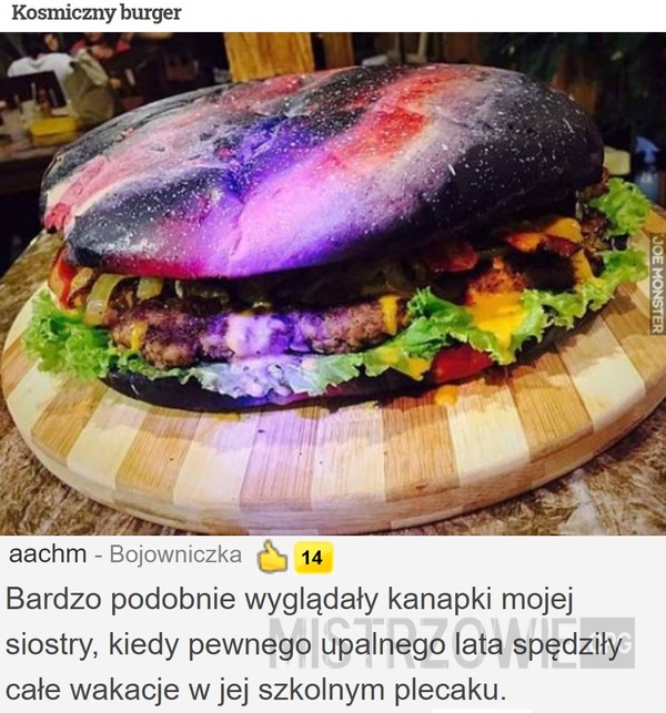 Kosmiczny burger –  