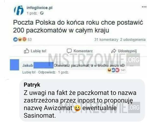 Wchodzą paczkomaty poczty polskiej –  