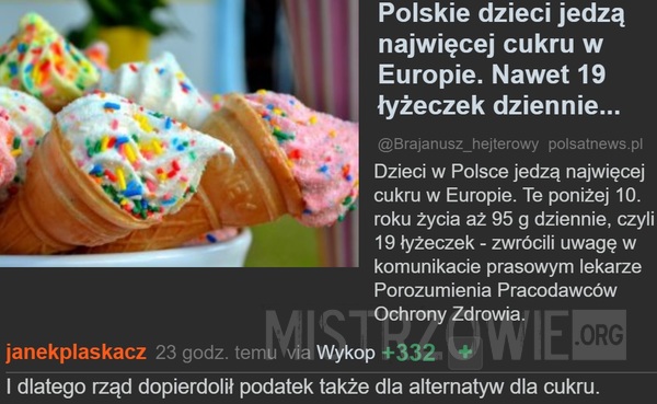 Polskie dzieci jedzą najwięcej cukru w Europie –  