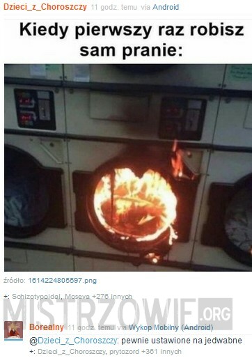 Gorące pranie –  