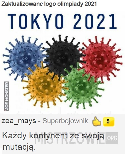Zaktualizowane logo olimpiady 2021 –  