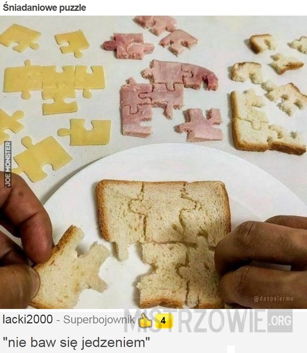 Śniadaniowe puzzle –  