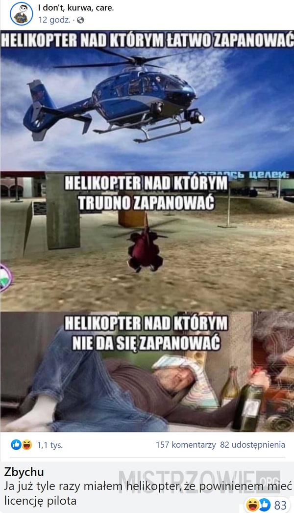Helikopter –  