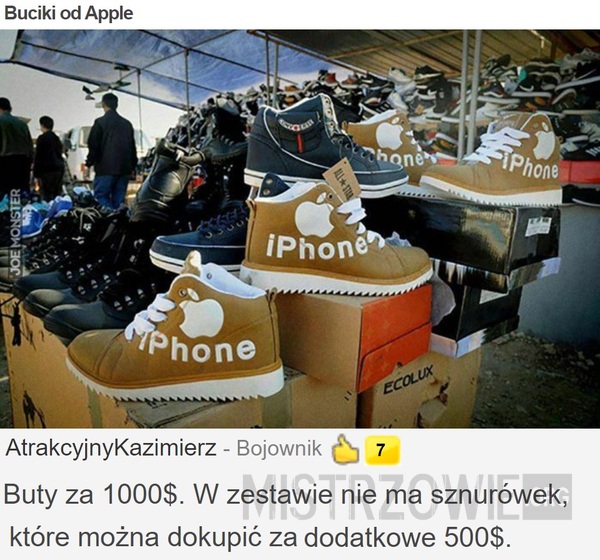 Buciki od Apple –  