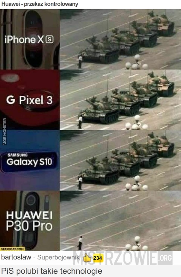 Huawei - przekaz kontrolowany –  