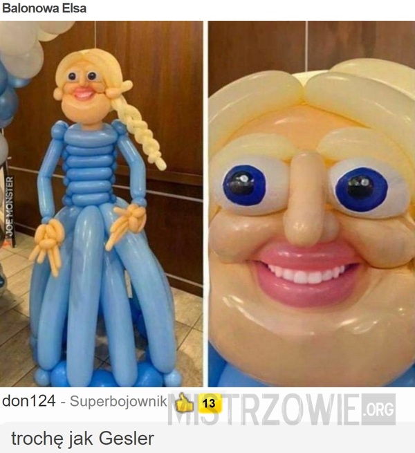 Balonowa Elsa –  