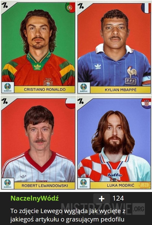 Gdyby zawodnicy z Euro 2020 grali w latach 70tych –  