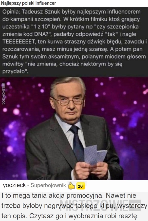 Najlepszy polski influencer –  