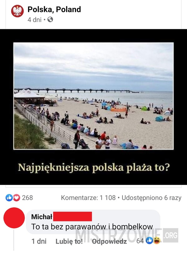 Najpiękniejsza polska plaża –  
