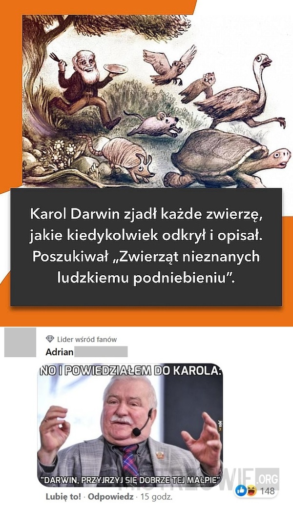 Zwierzęcożerny Darwin –  