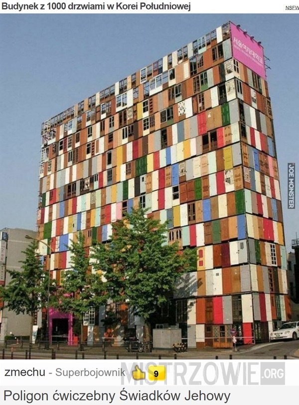 Budynek z 1000 drzwiami w Korei Południowej –  