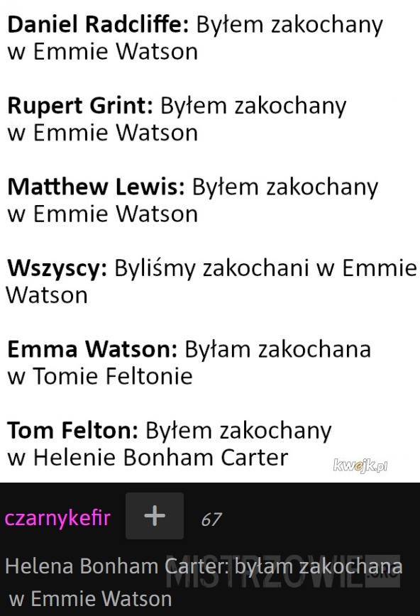 Zakochani w Emmie Watson –  