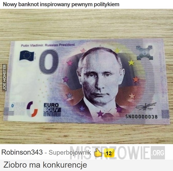 Nowy banknot inspirowany pewnym politykiem –  