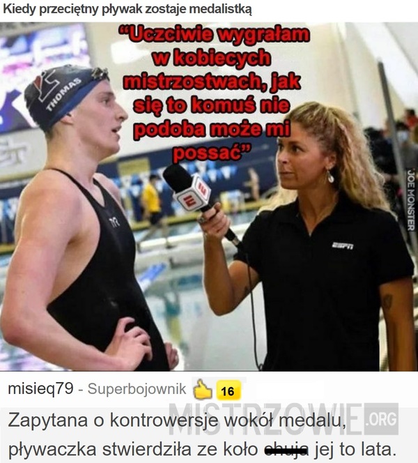 Kiedy przeciętny pływak zostaje medalistką –  