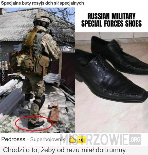 Specjalne buty rosyjskich sił specjalnych –  